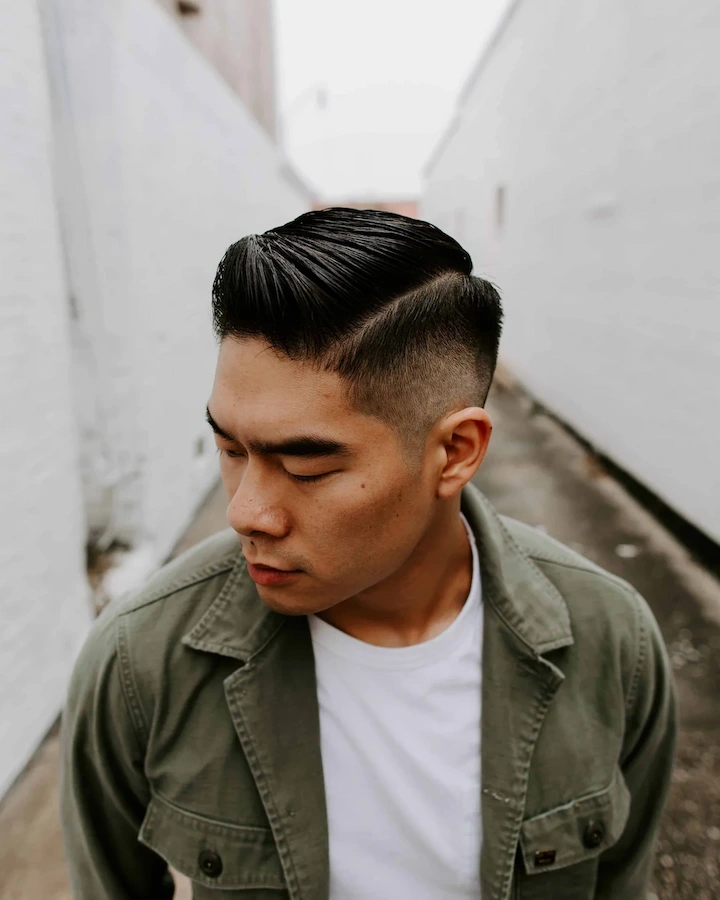 انواع مدل موی کلاسیک مردانه - مدل موی فرق از بغل (Side Part)